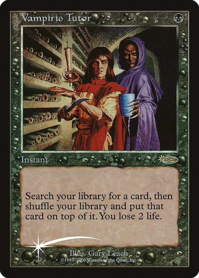 Vampiric Tutor 2 card from Judge Promos