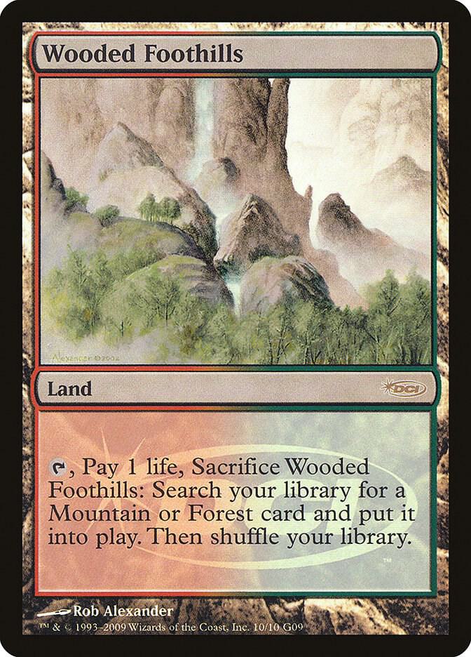 Wooded Foothills 10 card from Judge Promos