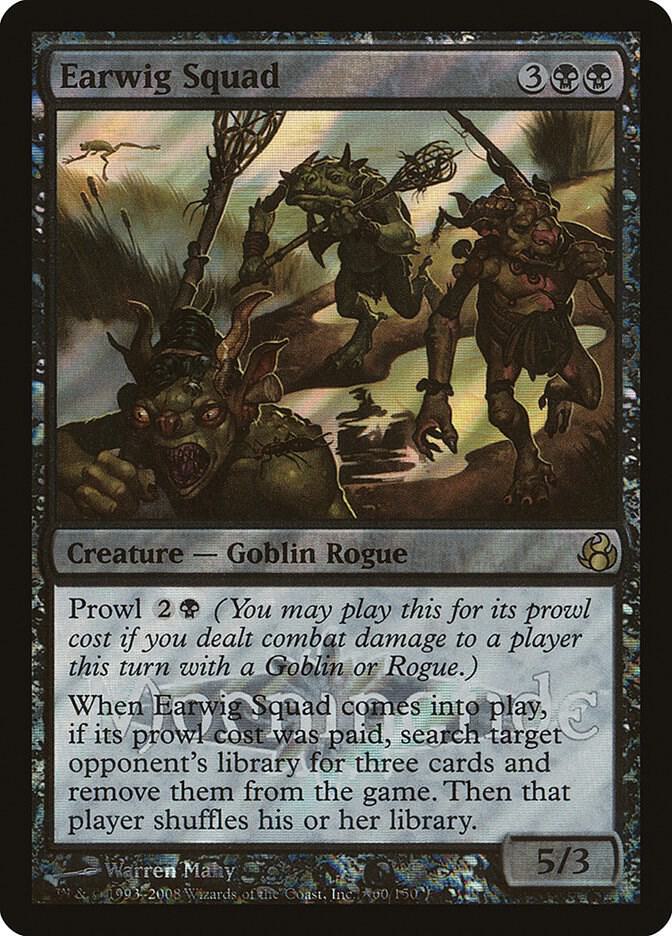 Earwig Squad 60 card from Launch Party & Release Event Promos
