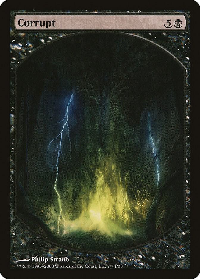Corrupt 7 card from Magic Player Rewards