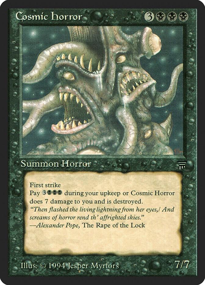 Cosmic Horror card from Legends