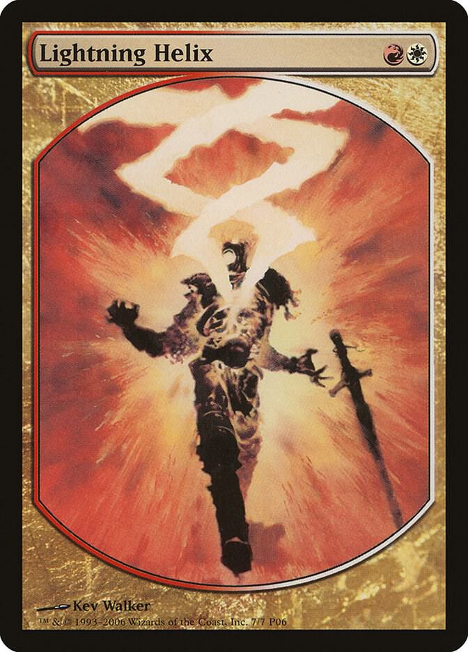 Lightning Helix 7 card from Magic Player Rewards