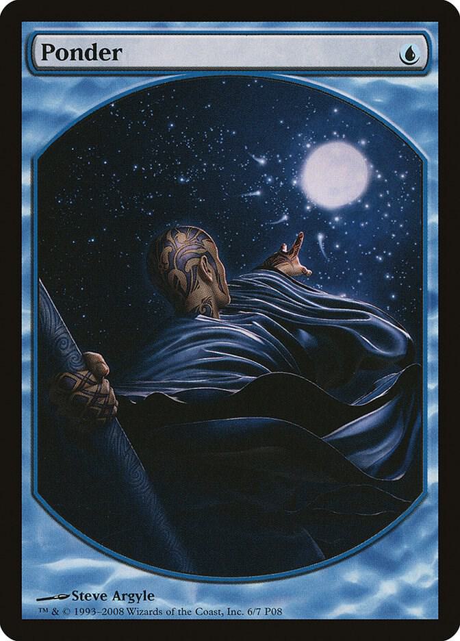 Ponder 6 card from Magic Player Rewards
