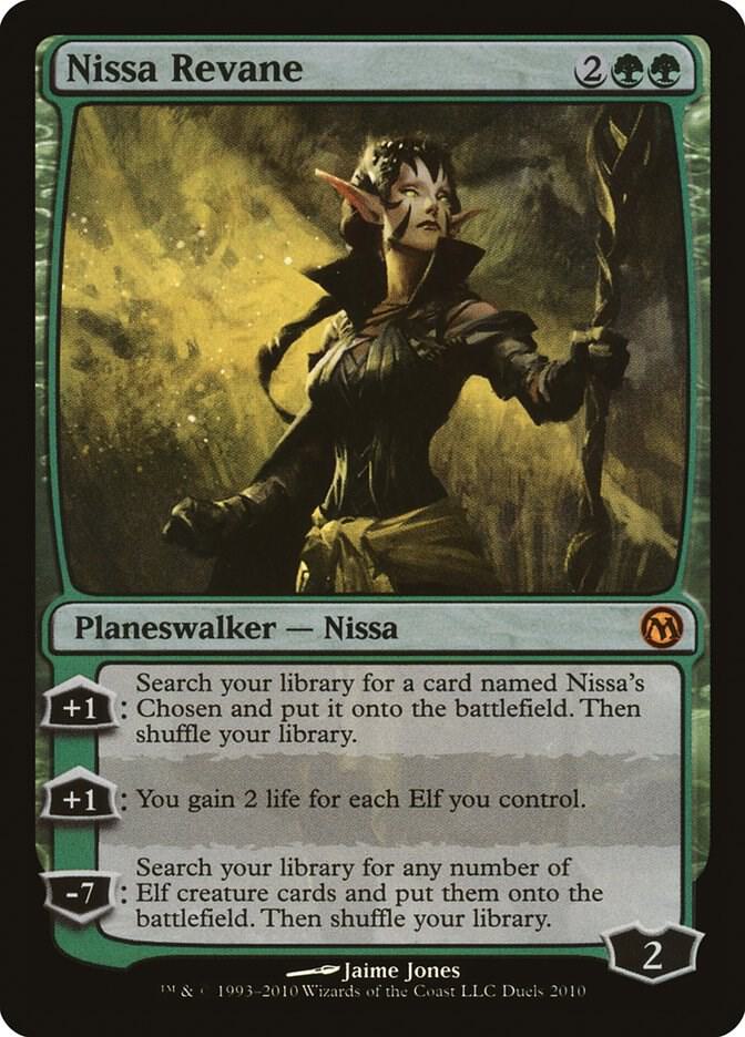 Nissa Revane Duels 2010 card from Media Promos