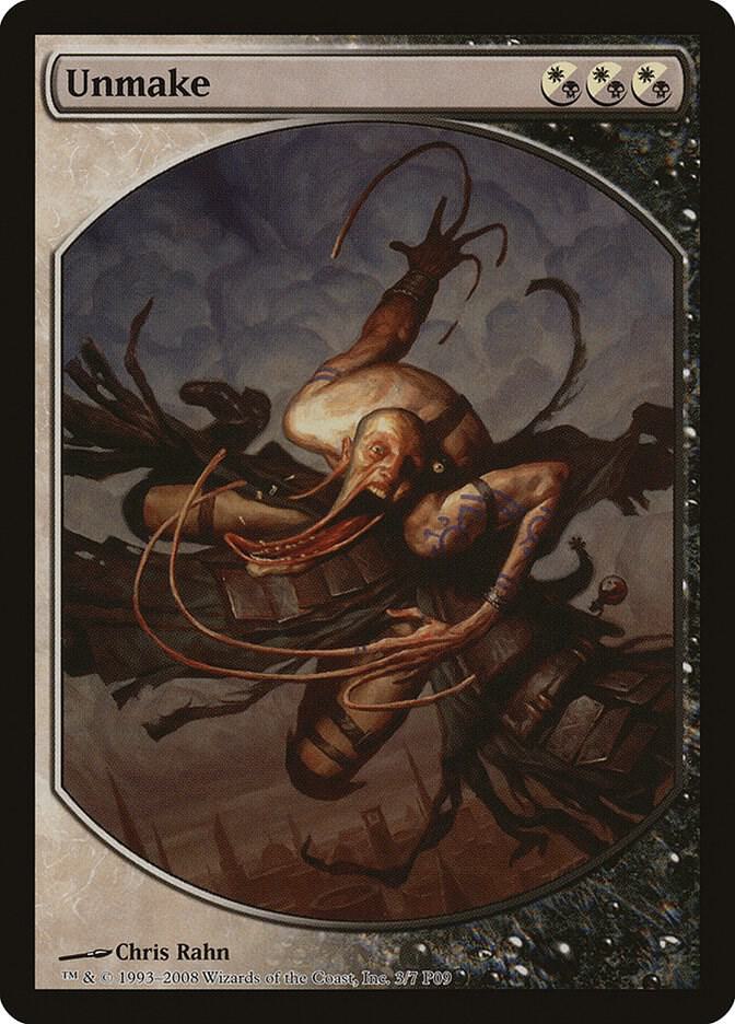 Unmake 3 card from Magic Player Rewards