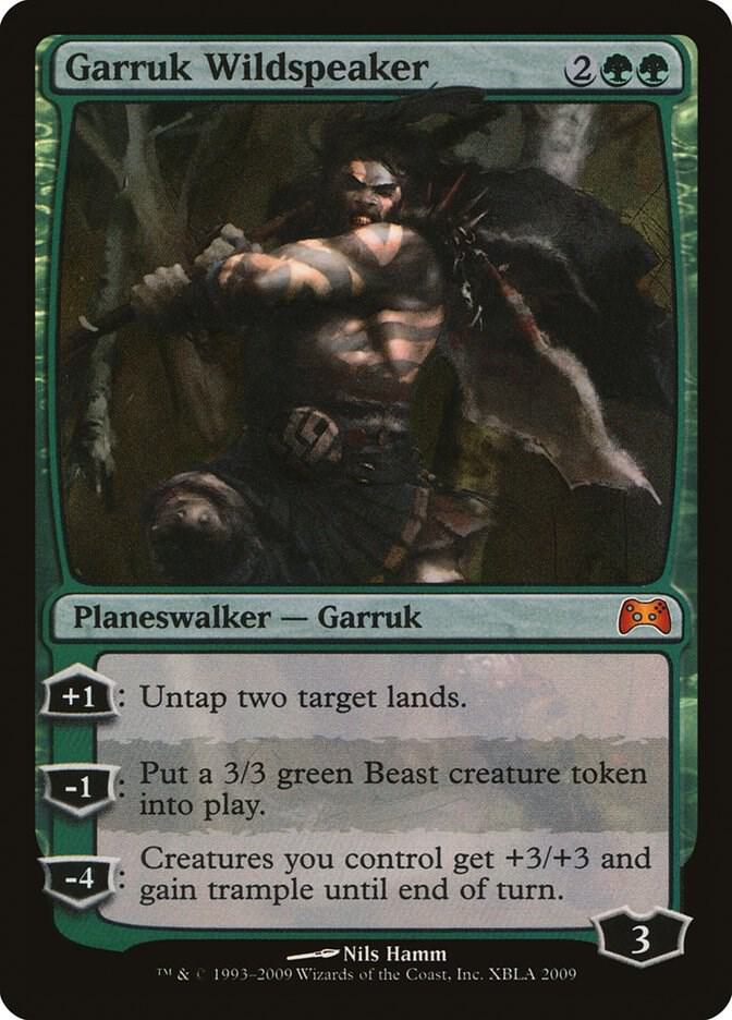 Garruk Wildspeaker XBLA 2009 card from Media Promos