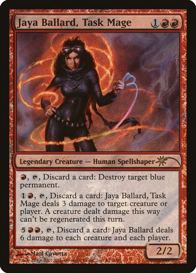 Jaya Ballard, Task Mage A1 card from Media Promos