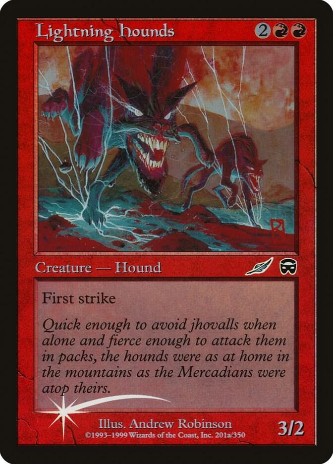 Lightning Hounds 201a card from Media Promos