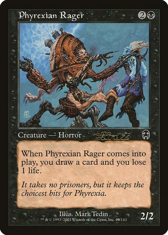 Phyrexian Rager 49 card from Media Promos