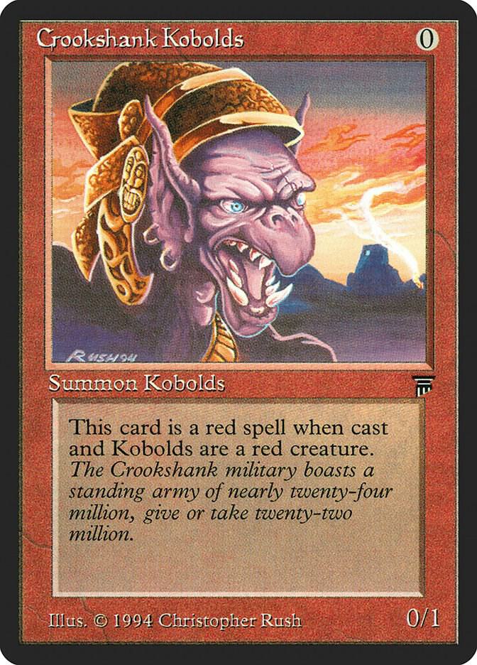 Crookshank Kobolds card from Legends
