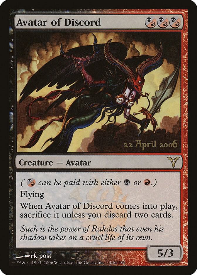 Avatar of Discord 29 card from Prerelease Cards