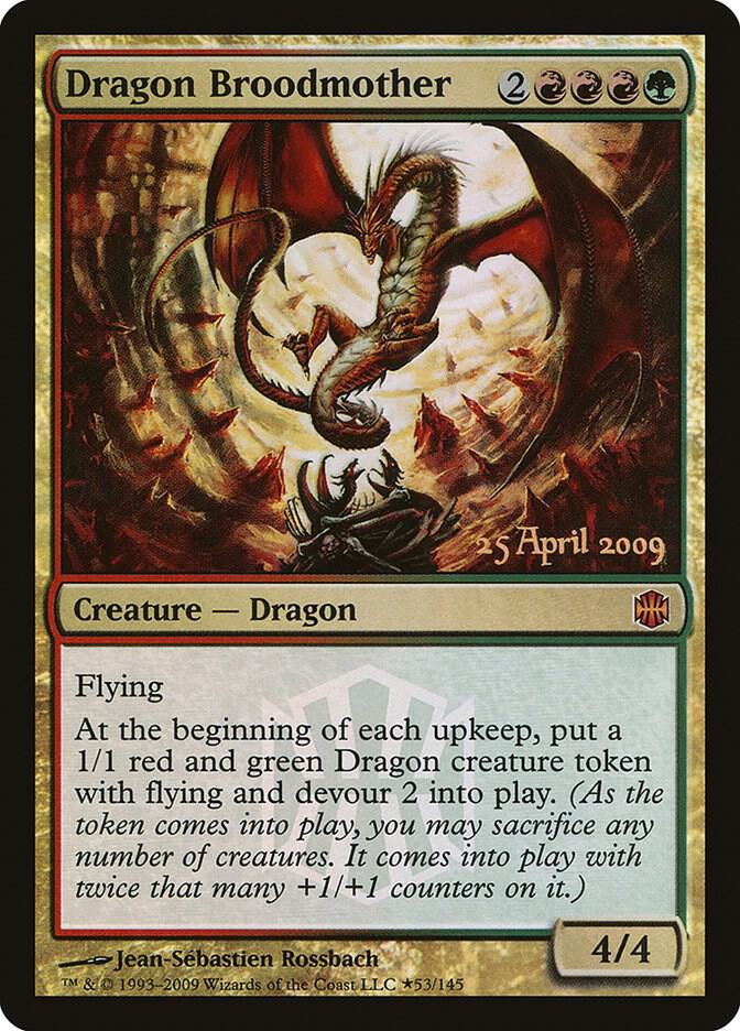 Dragon Broodmother 53 card from Prerelease Cards