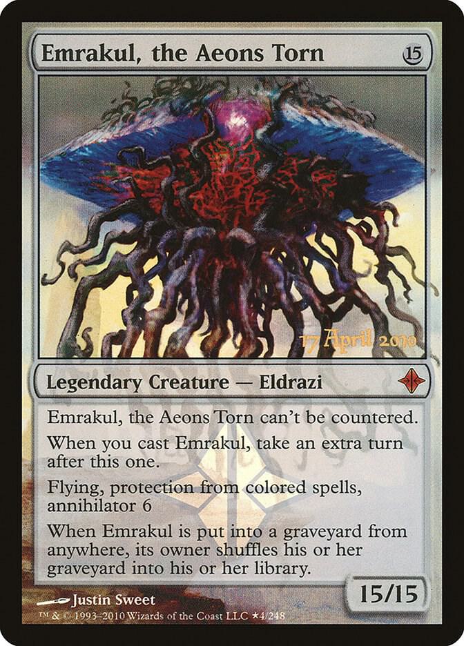 Emrakul, the Aeons Torn 4 card from Prerelease Cards