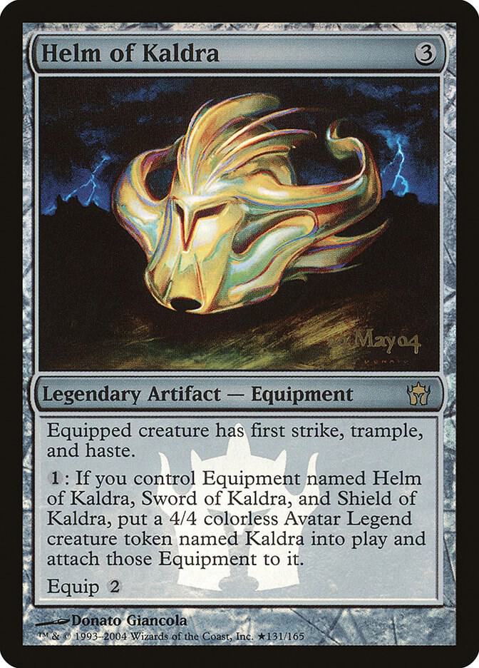 Helm of Kaldra 131 card from Prerelease Cards