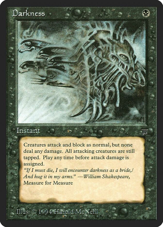 Darkness card from Legends
