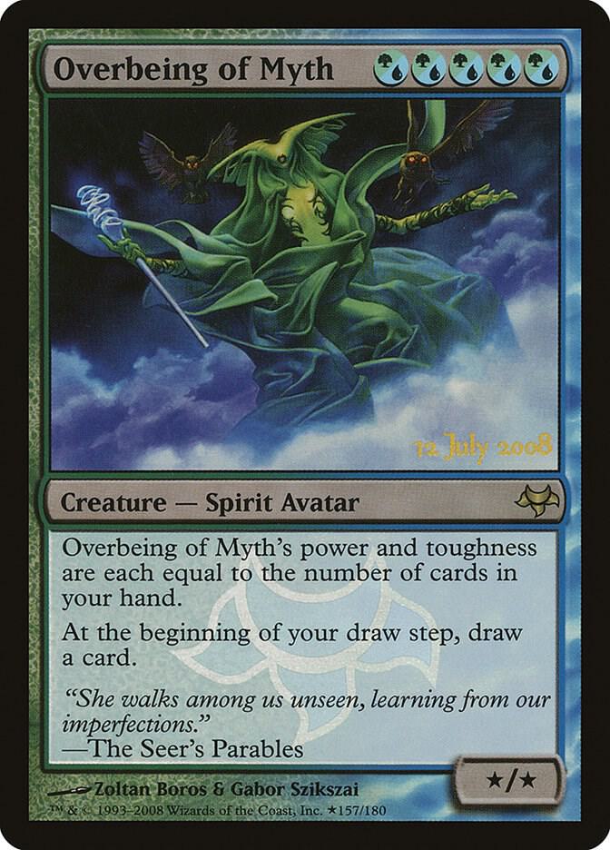 Overbeing of Myth 157 card from Prerelease Cards