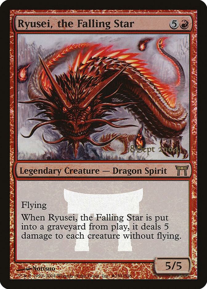 Ryusei, the Falling Star 185 card from Prerelease Cards