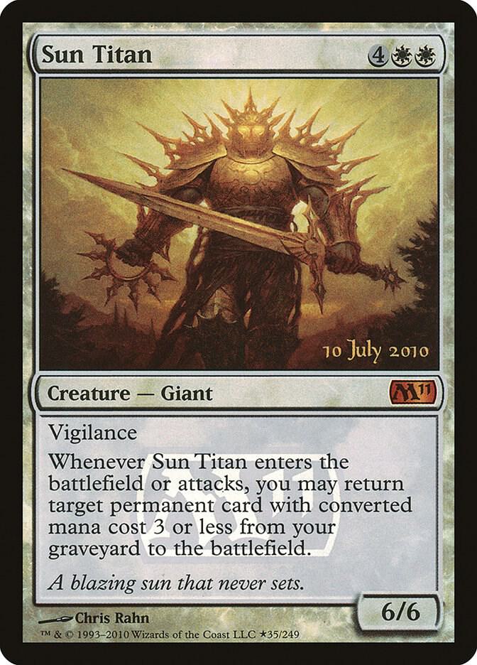Sun Titan 35 card from Prerelease Cards