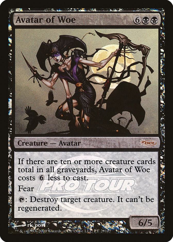 Avatar of Woe PT 2010 card from Pro Tour Promos