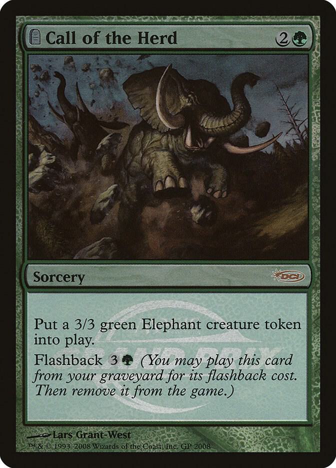 Call of the Herd card from Grand Prix Promos
