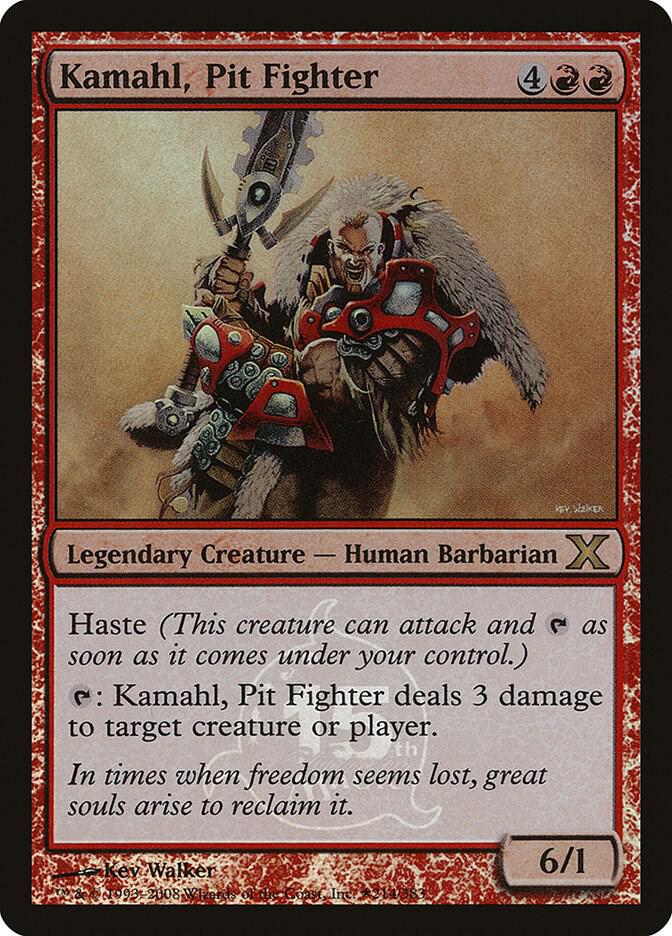 Kamahl, Pit Fighter (15th Anniversary) 214 card from Unique and Miscellaneous Promos