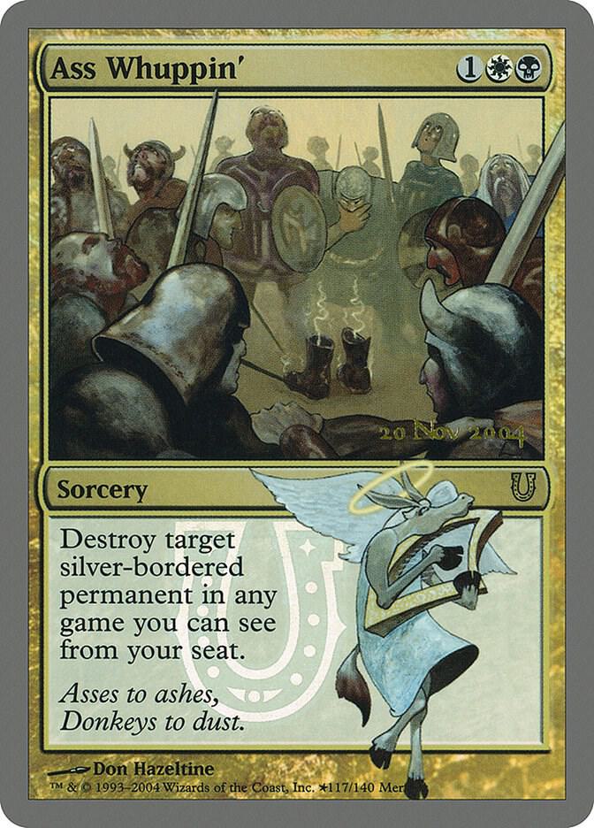 Ass Whuppin' 117 card from Launch Party & Release Event Promos