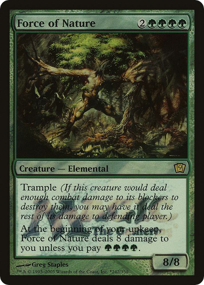 Force of Nature 242 card from Launch Party & Release Event Promos