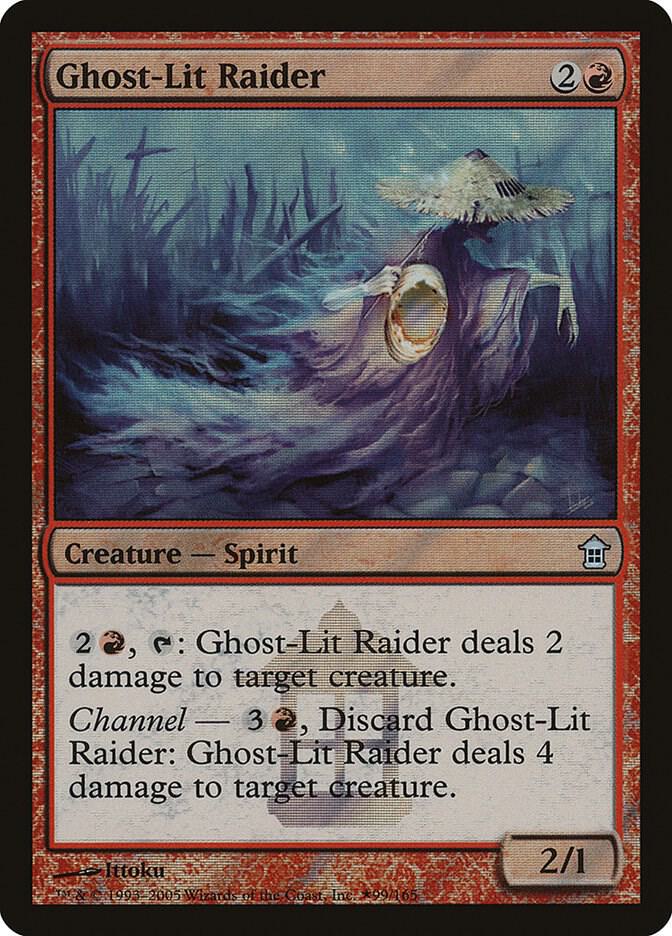 Ghost-Lit Raider 99 card from Launch Party & Release Event Promos
