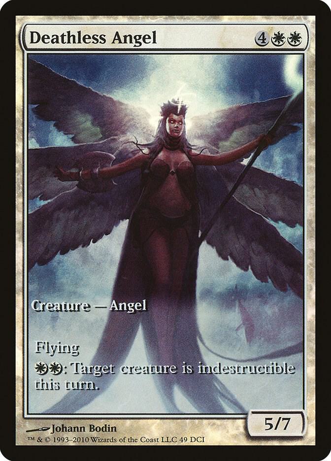 Deathless Angel 49 card from Game Day & Store Championship Promos
