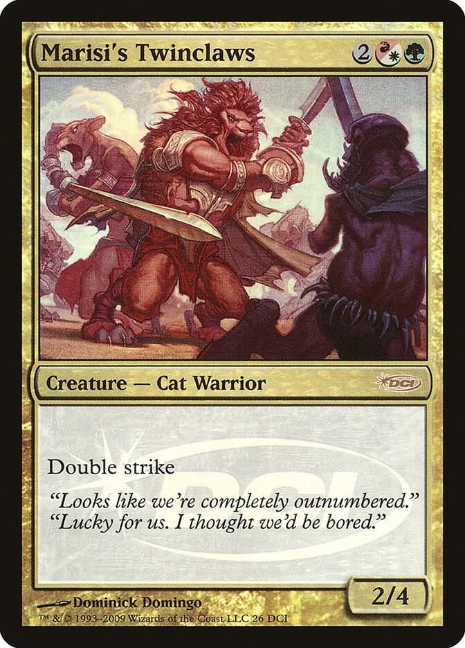 Marisi's Twinclaws 26 card from WPN & Gateway Promos