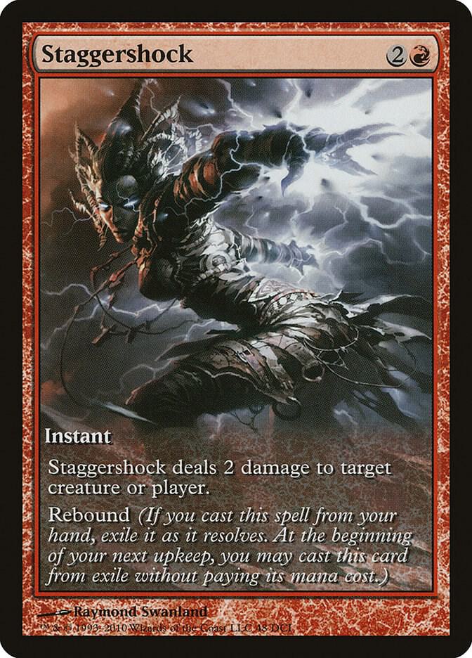 Staggershock 48 card from Game Day & Store Championship Promos