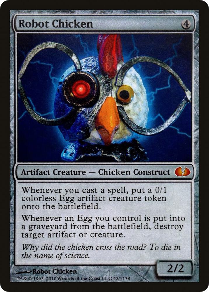 Robot Chicken 42 card from Special Occasion