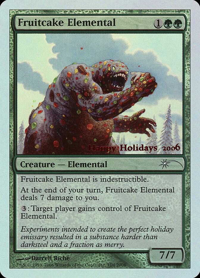 Fruitcake Elemental 2006 card from Special Occasion