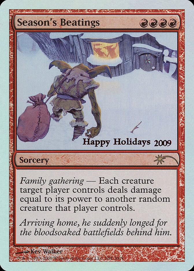 Season's Beatings 2009 card from Special Occasion
