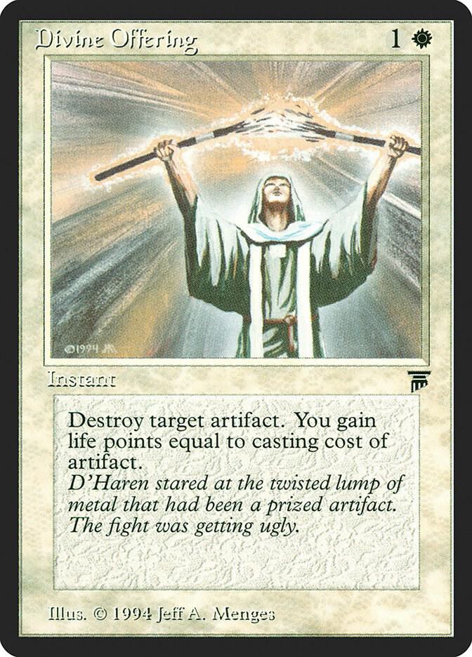 Divine Offering card from Legends