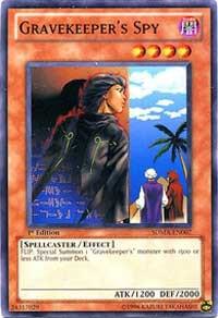 Gravekeeper's Spy SDMA-EN007 card from Structure Deck: Marik