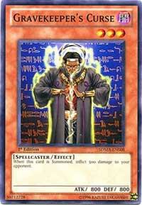 Gravekeeper's Curse SDMA-EN008 card from Structure Deck: Marik