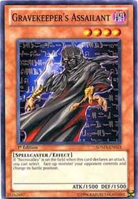 Gravekeeper's Assailant SDMA-EN013 card from Structure Deck: Marik