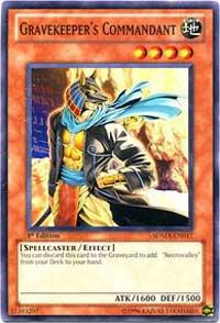 Gravekeeper's Commandant SDMA-EN017 card from Structure Deck: Marik