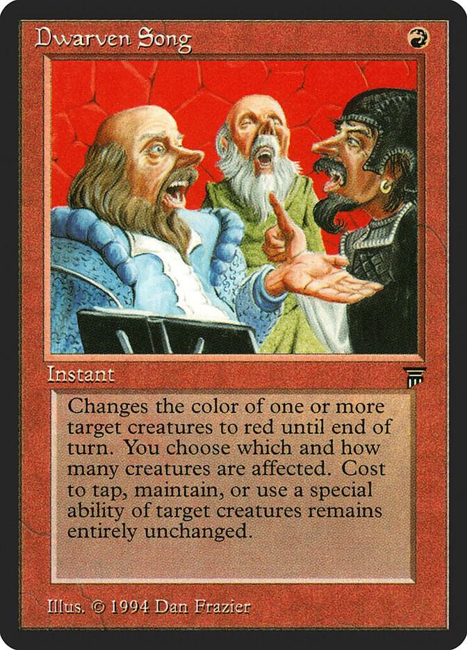 Dwarven Song card from Legends