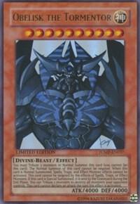 Obelisk the Tormentor JUMP-EN037 card from Shonen Jump Magazine Promos