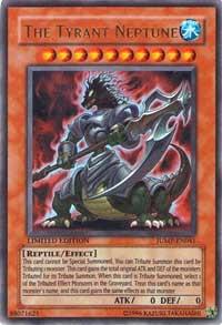 The Tyrant Neptune JUMP-EN041 card from Shonen Jump Magazine Promos