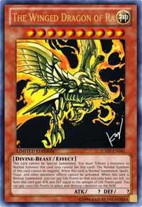 The Winged Dragon of Ra JUMP-EN045 card from Shonen Jump Magazine Promos