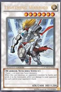 Lightning Warrior JUMP-EN046 card from Shonen Jump Magazine Promos