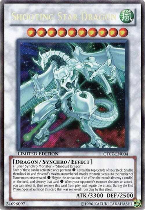 Shooting Star Dragon CT07-EN004 card from 2010 Collectors Tins