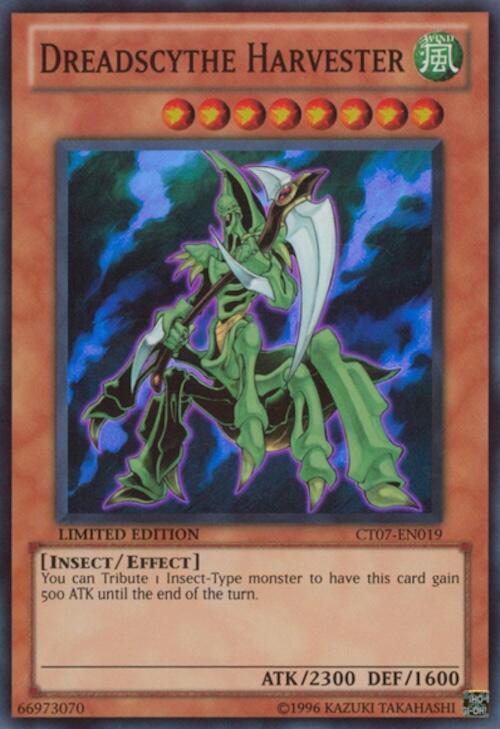 Dreadscythe Harvester CT07-EN019 card from 2010 Collectors Tins