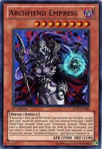 Archfiend Empress STBL-EN000 card from Starstrike Blast