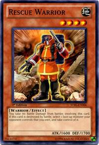 Rescue Warrior STBL-EN006 card from Starstrike Blast