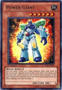 Power Giant STBL-EN007 card from Starstrike Blast