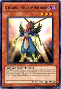 Blackwing - Etesian of Two Swords STBL-EN015 card from Starstrike Blast